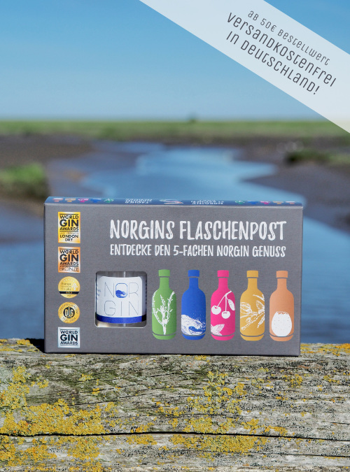 NORGIN Probierbox (43%/22,5% Vol.) lieferbar ab dem 28.06.2026